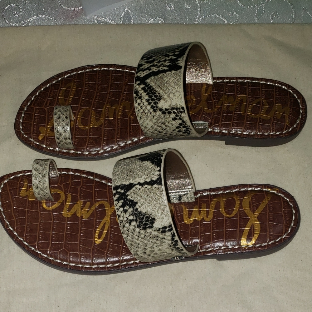 Sam Edelman Women's Toe-Ring Slide Sandals - Picture 4 of 7
